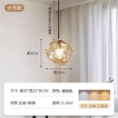 Ljojo Ice Cube Chandelier Glass Pendant Lamp Modern Dining Room Hanging Light