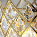 Luxury Gold K9 Crystal Chandelier for Bedroom Dining Room | Elegant Round Pendant Light by Ljojo