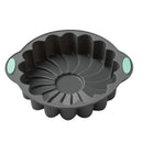 Ljojo 3D Spiral Silicone Cake Mold - Nonstick Pan for Birthday Desserts