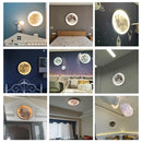 Art Moon LED Wall Lamp Modern Aisle Corridor Sconce Gallery Background Decoration by Ljojo