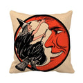Halloween Cartoon Pumpkin Bat Ghost Pillowcase for Ljojo Home Decoration