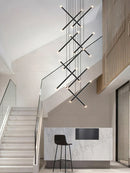 Ljojo LED Staircase Pendant Chandelier - Modern Nordic Design