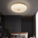 Copper Ceiling Lamp Light Luxury Crystal Glass Jack-o-Lantern Study Entrance Ljojo