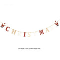 Ljojo Merry Christmas Hanging Banner Ornament: Xmas Home Decoration & Party Gift