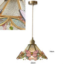 Ceiling Chandeliers Modern Tiffany Glass Pendant Light for Bedroom Kitchen - Ljojo