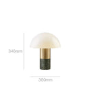 Ljojo Marble Foot Glass Desk Lamp