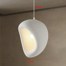 Ljojo Irregular Resin LED Hanging Lamp Wabi-sabi Nordic Creative Home Decoration LED