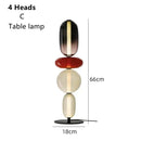Denmark Colored Glass Desk Lamp for Living Room by Ljojo