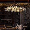 Ljojo Luxury Villa Designer Crystal Chandelier - Coppe Ceiling Crystal Branch Chandeliers