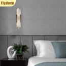 Ljojo Marble Wall Lamp: Modern LED Lighting Fixtures for Bedroom, Study, and Hotel
