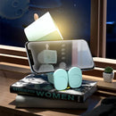 Ljojo Mini Square Robot Night Light: Creative LED Bedside Lamp