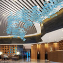 Ljojo Luxury LED Chandelier: Staircase & Lobby Lighting Fixture