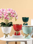 Ljojo™ Nordic Ceramic Tulip Vase for Home Decor and Bonsai Plants