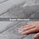 Ljojo Memory Foam Bathroom Rug Set | Soft Absorbent Non-Slip Mats