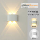 Ljojo LED Wall Sconces - Modern Indoor Outdoor Up Down Lights for Living Room & Bedroom