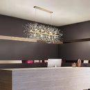 Nordic Crystal Dandelion Chandelier Pendant Light for Kitchen Dining Room by Ljojo
