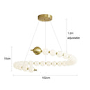 French Style Living Room Chandelier Light Luxury Creative Dining Table Bar Hanging Line Lamp Pearl String Pendant Lighting by Ljojo