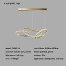 Modern Irregular Ring LED Pendant Light Chandelier - Ljojo