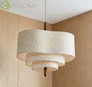 Nordic LED Pendant Light Three Layers Heart Shape Chandelier Ljojo Elegant Minimalist Living Room Decor