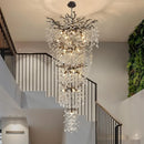 Ljojo Light Luxury Crystal Chandelier LED - French Decorative Lighting Fixtures