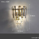 Crystal Bar Table Lamp Luxury Dimmable Desk Light for Home Office Hotel - Ljojo