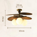 Japanese Vintage Led Ceiling Chandelier for Bedroom Dining Room Kitchen | Wabi Sabi Light Fixture by Ljojo