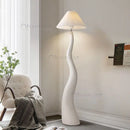 Modern Minimalist Pleated Floor Lamp Vertical Lighting by Ljojo - Indoor Standing Light for Bedroom and Study