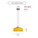 Ljojo LED Glass Chandelier: Stylish Indoor Pendant Lighting for Home Decor & Atmosphere