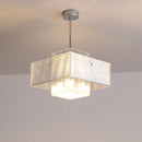 Modern Geometric Industrial Pendant Light for Living Room Stylish Ceiling Fixture by Ljojo
