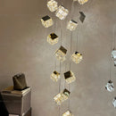 Ljojo Luxury Crystal Bedside Chandelier for Designer Living Room Wall & Hotel Bedroom