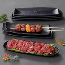 Ljojo Melamine Dinner Plate: Thick & Non-Slip Hot Pot Tray for Kitchen Storage