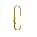Ljojo Minimalist LED Glass Wall Sconce for Bedroom and Living Room