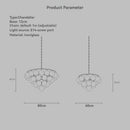 Nordic Modern Living Room Chandelier Bubble Ball Art Lamp by Ljojo