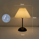 Ljojo LED Table Lamp Nordic Fabric USB Plug For Living Room Bedroom Atmosphere Decor