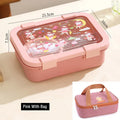 Ljojo 1250ML Cartoon Lunch Box & Soup Bowl Set
