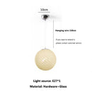 Colorful Bubble Pendant Light Glass Ball Hanging Lamp Dining Living Room Decor by Ljojo