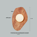 Ljojo Luxury Marble LED Wall Sconce White Glass Modern Wall Light