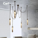 Modern Italian Marble Pendant Lamp for Villa Staircase by Ljojo | Creative Designer Ceiling Light