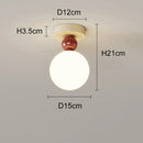 Ljojo LED Round Ceiling Light: Modern Room Balcony Aisle Cloakroom Decoration Home Lighting