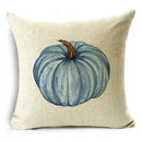 Big Blue Pumpkin Bike White Pillowcase Set for Home Decor - Ljojo