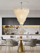 Ljojo Murano Glass E14 LED Indoor Chandelier for Villa - French Art Home Deco