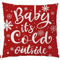 Christmas-Themed Digital Print Pillowcases by Ljojo - Perfect for Sofa, Bedroom, Car
