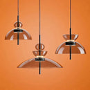 Nordic Glass Pendant Light Clear Gray Modern Hanging Lamp by Ljojo