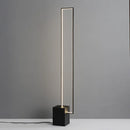 LED Floor Lamp Black Aluminum Modern Rectangular Bedroom Living Room Lighting Ljojo