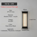 Outdoor Modern Wall Light LED - Waterproof IP65 Lighting Fixture for Artistic Decor Garden by Ljojo