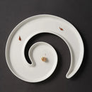 Ljojo Long Strip Ceramic Western Fruit Dish for Special Blended Cuisine