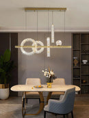 Ljojo Modern Crystal LED Chandelier - Stylish Lighting for Bars and Restaurants