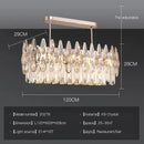 Crystal Villa Chandelier Long Stairway Light Luxury Modern Ljojo