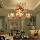 Antler LED Ceiling Pendant Lamps: Creative Rustic Home Decor Chandelier by Ljojo.