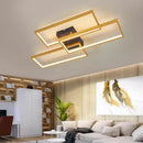 Modern Minimalist Rectangle Led Ceiling Lights for Living Room Bedroom by Ljojo